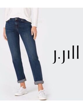 J. Jill Denim Weekender Straight Leg Denim Jeans Size 12